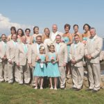 Bride and Groom at Stonington Point
