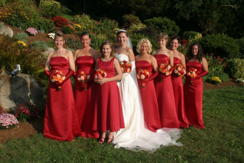 Wedding party in Westerly, RI.